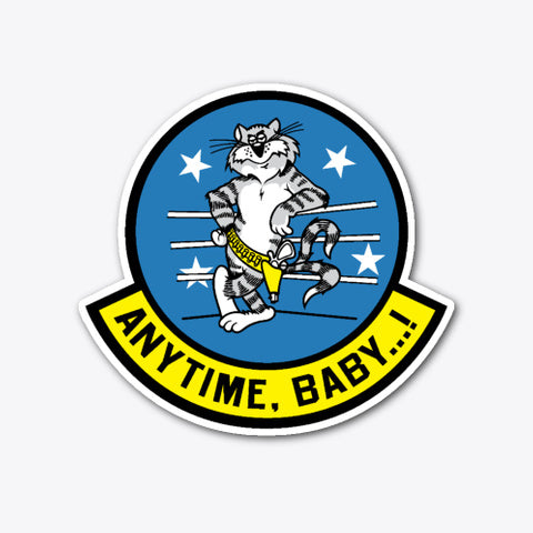 Tomcat Anytime Baby 3.5 Inch Iron On Patch