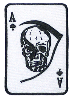 USMC Black Ace of Spades Patch
