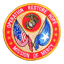 USMC Op Restore Hope - Military Patches and Pins