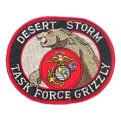 Desert Storm Task Force Grizzly - Military Patches and Pins