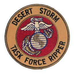 Desert Storm Task Force Ripper - Military Patches and Pins