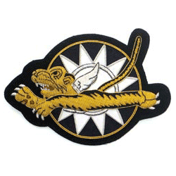 Flying Tiger 5" Bullion - Military Patches and Pins