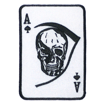 Death Ace/black & white - Military Patches and Pins