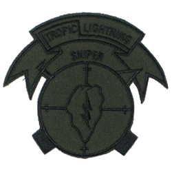 25th Sniper/Tropic Lightning - Military Patches and Pins