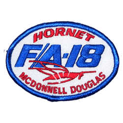 F/A-18 McDonnell Douglas Hornet - Military Patches and Pins