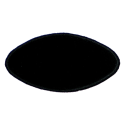 Black Felt Oval for SOF pins - Military Patches and Pins