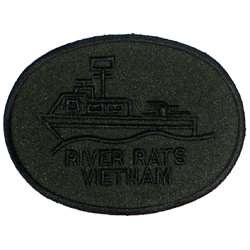 River Rats Vietnam/Sub'd. - Military Patches and Pins