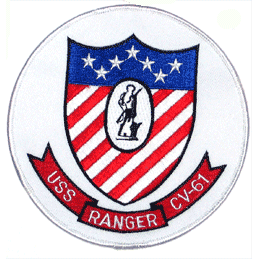 USS Ranger CV-61 - Military Patches and Pins