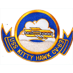 USS Kitty Hawk CV-63 - Military Patches and Pins