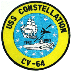 USS Constellation CV-64 - Military Patches and Pins