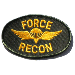 Force Recon oval Sub'd. - Military Patches and Pins