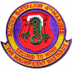 2nd Bn 4th Marines - Military Patches and Pins