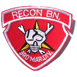 3rd Marine Division/Recon Bn - Military Patches and Pins