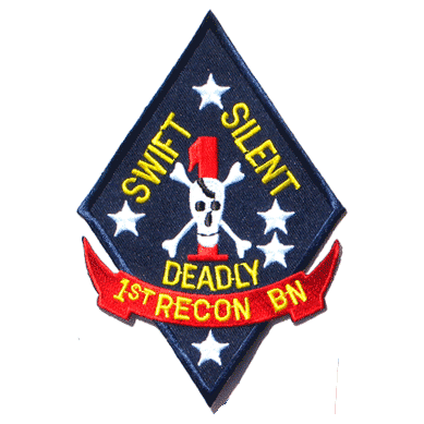 1st Recon Bn 3" - Military Patches and Pins