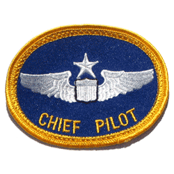 Chief Pilot - Military Patches and Pins