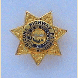 AZ Hwy. Patrol Lapel Pin w/Tie Tac - Military Patches and Pins