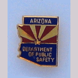 AZ DPS Lapel Pin w/Tie Tac - Military Patches and Pins