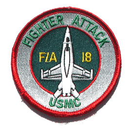 F/A 18 Fighter Attack - Military Patches and Pins