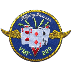 VMF-222 Flying Deuces - Military Patches and Pins