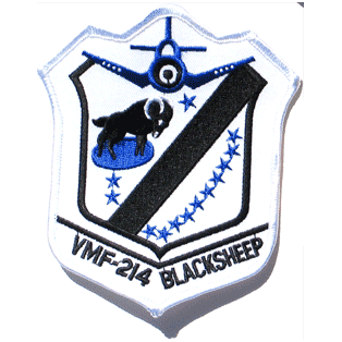 VMF 214 Blacksheep - Military Patches and Pins