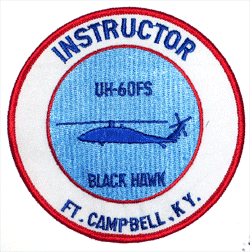 UH-60FS Black Hawk Instructor - 4 1/2" - Military Patches and Pins