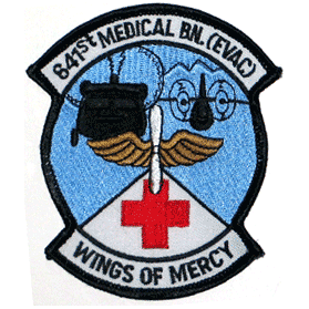 641st Medical Bn - Wings of Mercy - Military Patches and Pins