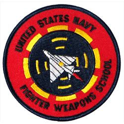 USN Fighter Weapons School - 4" - Military Patches and Pins