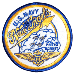 USN Blue Angels F/A 18 Hornet - Military Patches and Pins