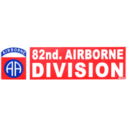 82nd Airborne Division Bumper Sticker - Military Patches and Pins