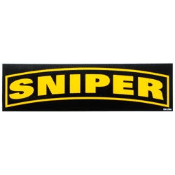 Sniper Bumper Sticker - Military Patches and Pins