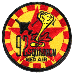 92nd Squadron Red Air - Military Patches and Pins