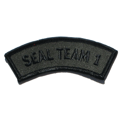 Seal Team 1 Tab Sub'd. - Military Patches and Pins