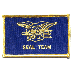 Seal Team Blue & Gold - Military Patches and Pins