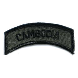 Cambodia Tab Sub'd. - Military Patches and Pins