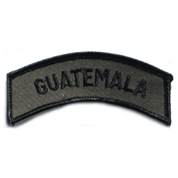 Guatemala Tab Sub'd. - Military Patches and Pins