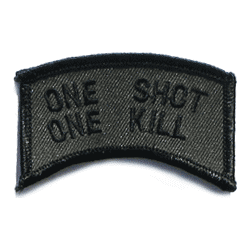 One Shot One Kill Sub'd. - Military Patches and Pins