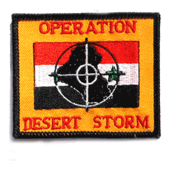 Iraqi Operaton Desert Storm - Military Patches and Pins