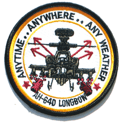 AH-64D Longbow Anytime - Military Patches and Pins