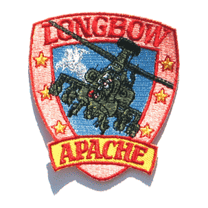 Apache Longbow 2 3/4" - Military Patches and Pins