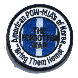 The Forgotten War/POW-MIA - Military Patches and Pins