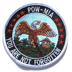 POW-MIA You Are Not Forgotten - Military Patches and Pins