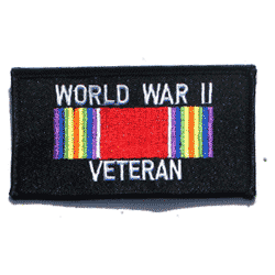 WWII Veteran - Military Patches and Pins