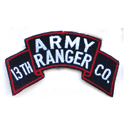 13th Army Ranger - Military Patches and Pins