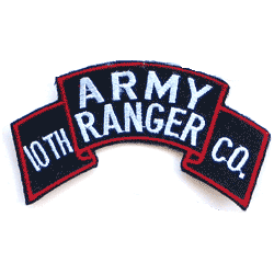 10th Army Ranger - Military Patches and Pins