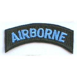 Airborne Tab Light Blue & OD - Military Patches and Pins