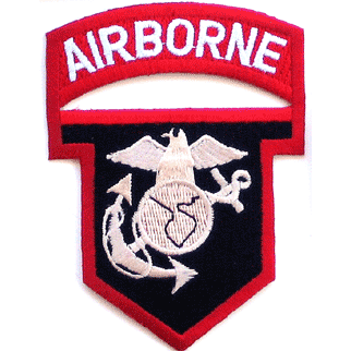 USMC Airborne w/Tab - Military Patches and Pins