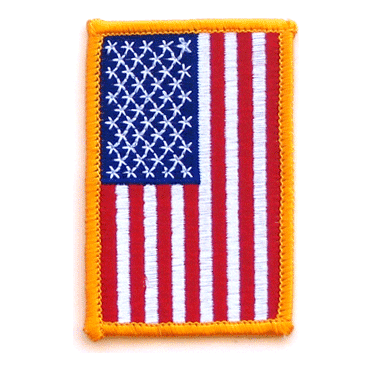 Reverse Field Flag - Military Patches and Pins