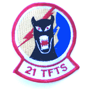 21st TFTS - Military Patches and Pins