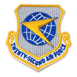 Twenty-Second Air Force - Military Patches and Pins