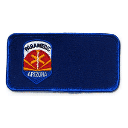 Arizona Paramedic Name Patch - Military Patches and Pins